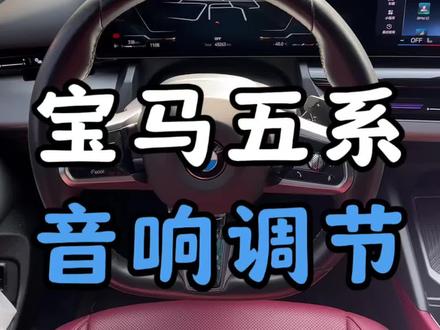 新款宝马音响设置参数,没试过的可以参考一下#宝马5系 #宝马哈曼卡顿 #每天一个汽车小知识 #衢州修宝马刘哥 #诚德宝修