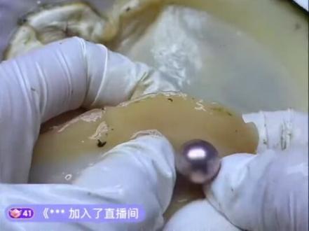 直播间开蚌,大家看看值不值#珍珠 #开蚌取珍珠 #直播录屏分享