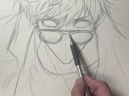 粉丝说让我多画一点五条悟,那先安排一期起稿绘画教程。 #绘画过程 #跟着抖音学画画 #手绘 #五条悟 #咒术回战 @抖音小助手