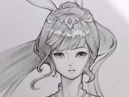 怎么画斗罗大陆的小舞呢?跟我一起来画画吧#画画 #一起学画画 #手绘 #斗罗大陆 #小舞