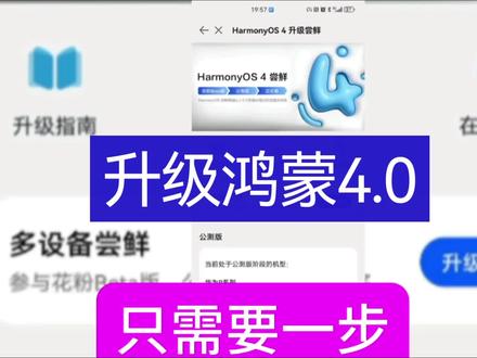 华为鸿蒙4.0没有收到推送?御姐带你只需一步安装。 #安卓 #软件 #刷机 #手机使用技巧 #安卓手机 #app