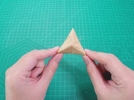 #手工 #折纸 减压小妙招,自从学会了折纸变形六面体,手就再也没闲过!