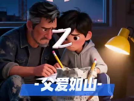 父与子系列之父爱如山#原创动画#抖音动漫 #ai视频创作