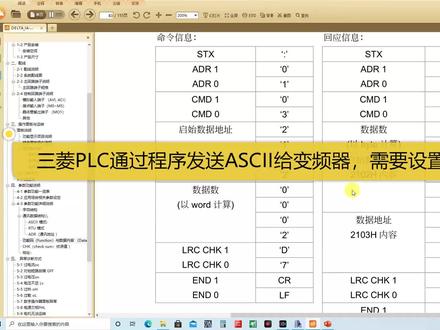 三菱PLC发送Modbus ASCII码,一般我都这样做,你也可以试试