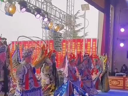 #弘扬戏曲文化 满门忠烈杨家将征,七子出征