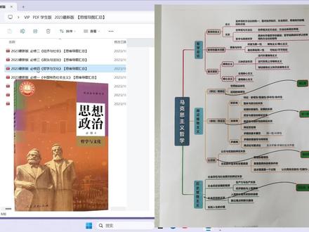 2023版!必修四 哲学部分 框架梳理
PDF打印!→主页简介
必修一《中国特色社会主义》14张【思维导图】
必修二《经济与社会》7张【思维导图】
必修三《政治与法治》17张【思维导图】
必修四《哲学与文化》22张【思维导图】
选择性必修一《当代国际政治与经济》20张【思维导图】
选择性必修二《法律与生活》12张【思维导图】
选择性必修三《逻辑与思维》22张【思维导图】
#政治必修四 #哲学与文化 #马克思主义哲学 #政治教材巨变 #高中政治