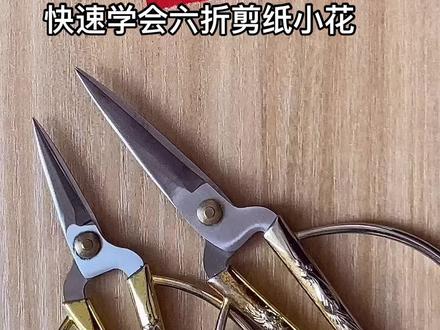 快速学会六折小花#剪纸 #创意手工 #剪纸教程 #山东生活日记 #威海