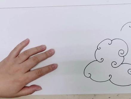 冰雪主题手抄报之雪花祥云 #手抄报 #手抄报模板 #画画 #绘画 #学画画 #小学生 #冰雪 #雪花 #祥云