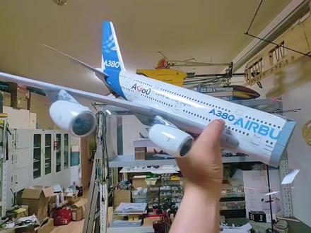 空客A380纸模Trent900发动机安装 #飞机模型 #模型 #飞机 #纸模 #手工制作