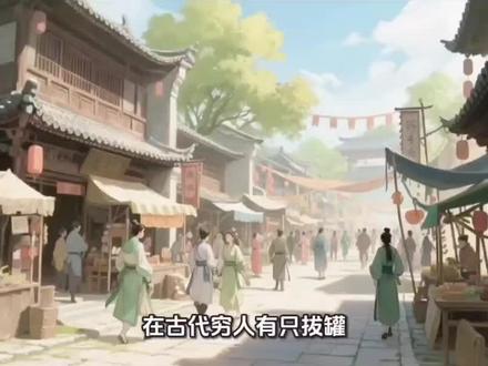 在古代穷人有只拔罐蓝猫到底有多爽!?#拔罐猫#ai创作浪潮#历史故事