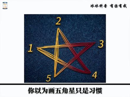 你以为画五角星的笔顺只是习惯?其实它藏着你的性格秘密和爱情观 #心理测试 #爱情观 #性格分析 #情感共鸣 #心理学
