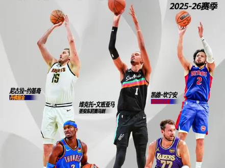 恭喜詹姆斯,又又又喜提一位当赛季全明星+一阵队友 #nba最佳阵容 #东契奇一阵 #约基奇穆雷 #活塞杜伦