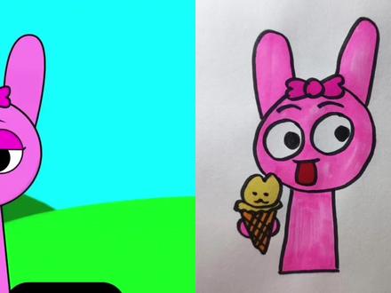 吃冰激凌的平基#简笔画#二次元#动漫#动画#节奏盒子