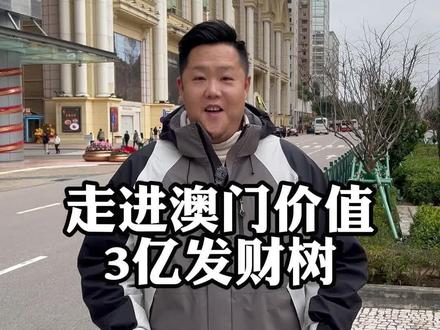 走进澳门价值3亿的发财树 #发财树 #旅游推荐官 #旅行