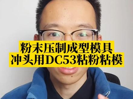 陶瓷粉末干压成型模具冲头用DC53粘粉粘模,试试高硬度、高光洁度8503模具钢
#粉末压制 #干压成型 #DC53 #粘模 #8503模具钢 ,冲头,陶瓷粉末,液压,粉末冶金,粉末压块,模压,压坯,汽配件,异形件,五金配件,齿轮,硬质合金,钨钢,YG20,高速钢,SKH-9,Cr12MoV,SKD11,D2,粉末工具钢V4,粉末高速钢PM23,粘料,拉伤,崩角,开裂,凸块,誉辉模具钢黄子鹏