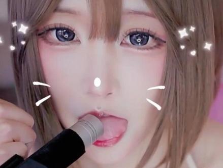 二呆啾ASMR 摩擦耳膜(咐置剪辑法师叩苓) #舔麦 #asmr #助眠 #二呆啾 #助眠视频