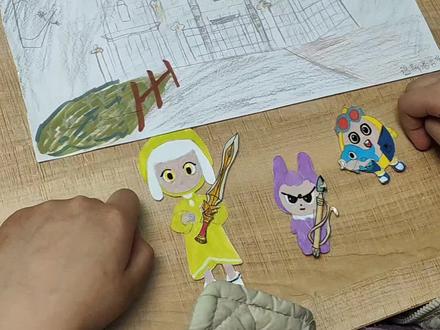 双生姐妹解除诅咒#惊魂寻宝队创意改编#蛋仔派对双生姐妹 #画画使我快乐