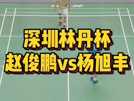 【纯享版】赵俊鹏VS杨旭丰 5月29号 #林丹杯羽毛球公开赛 #赵俊鹏 #杀球 #长翎羽毛球 #dou来挥拍