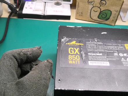 长城GX系列850WATT比较豪华的金牌版本清洁清洗换芯片愉快修复 #芯片级维修 #电脑电源 #电源维修