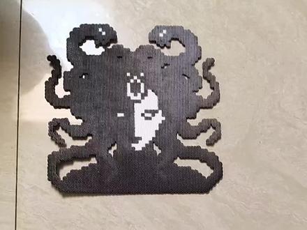 蛇杀死了比赛 #十二生肖偏心版 #我在抖音玩拼豆 #十二生肖拼豆 #十二生肖 下期拼啥#拼豆