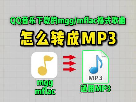 qq音乐下载的mgg,mflac格式歌曲怎么转成mp3
#qq音乐下载的歌怎么转换成MP3 #mgg格式转换MP3 #音频转换MP3格式
#qq音乐格式转换MP3#音频格式转换器