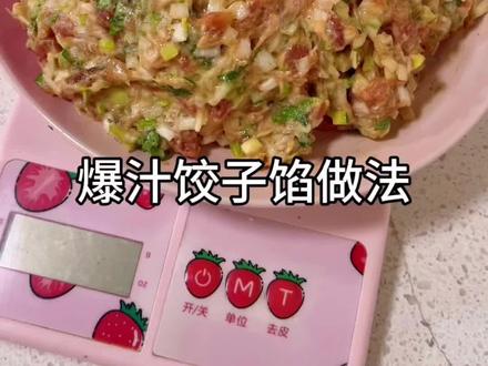饺子馅的做法,分享爆汁饺子馅做法。从选肉、调味到手法,详细分享。#饺子馅 #爆汁饺子 #饺子