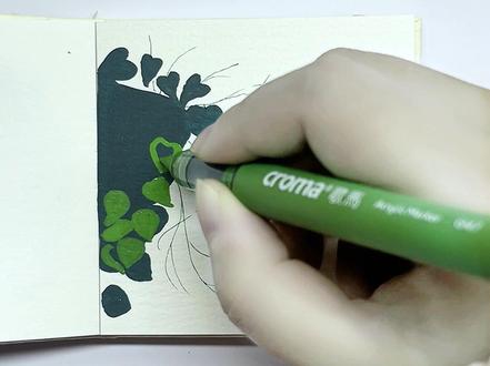 一分钟教会你画简单易学的丙烯马克笔牵牛花 #简笔画 #丙烯马克笔 #艺术在抖音 #画画 #一起学画画 @DOU+小助手 @抖音创作小助手 @抖音小助手 @抖音