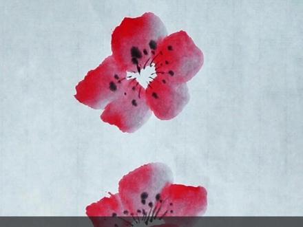 166梅花不同姿态的画法 #国画花鸟 #国画入门#国画教程 #赵素芳国画 #画家赵素芳 #赵素芳大写意