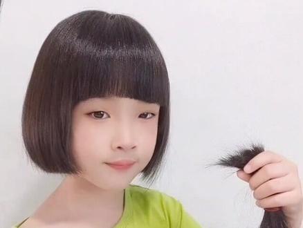 #儿童发型 小女孩要上一年级了,换个新发型!#今日发型