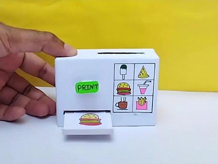 手工制作卡通打印机 好玩又解压 #手工制作 #手工制作打印机 #涨知识 #手工打印机 #变废为宝