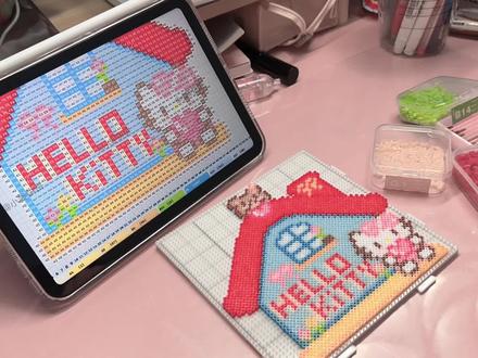 我真燃尽了🔥#拼豆 #拼豆豆手工 #拼豆图纸