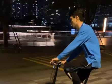 喜德盛折叠车后轮骑。#骑时快乐很简单 #喜德盛