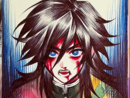 鬼灭义勇|想杀炭治郎必须先踏过我的尸体!! 圆珠笔和水彩也能很不错!
#鬼灭之刃 #富冈义勇 #蓝果绘画圆珠笔 #蓝果小彩匣