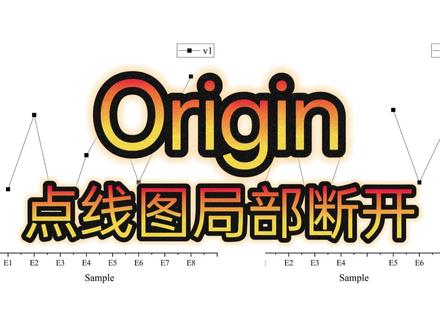 origin点线图局部断开#origin#好写作ai #haoxiezuo