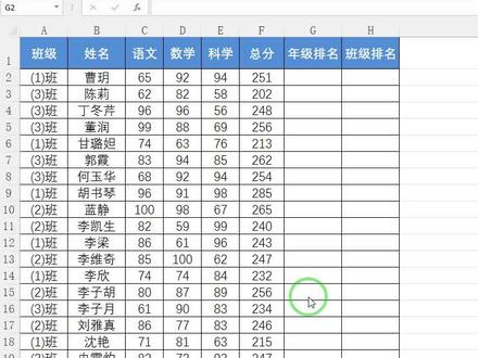 #excel #excel技巧 #办公技巧 RANK函数的简单使用以及SUMPRODUCT多条件运用