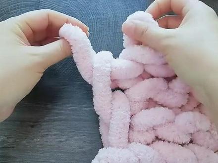 #超粗冰条 超粗冰条编织毯子教程