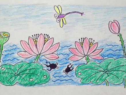 小学一年级下册,宋朝诗人杨万里创作的七言绝句《小池》。带着孩子学起来!#玺瑷童趣 #儿童简笔画 #小学语文