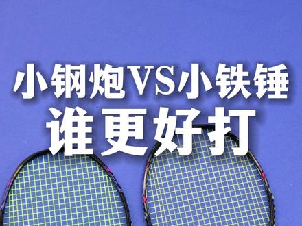 小钢炮小铁锤,哪个更好打?#李宁羽毛球 #羽毛球 #胜利羽毛球拍