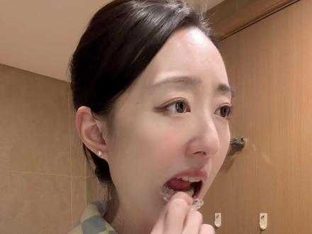 空乘vlog|你的牙套也会拉丝儿吗#牙套#空姐#口腔护理