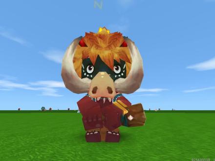 迷你世界:野人引以自豪的“大木棒”其实并不存在,它拿的是空气 #迷你世界