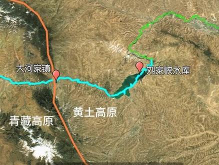 你知道黄河从哪开始变黄的吗?#黄河 #科普 #地理 #地图