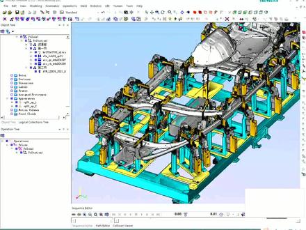 Tecnomatix 14.0机器人工艺规划仿真视频教程 PDPS教程