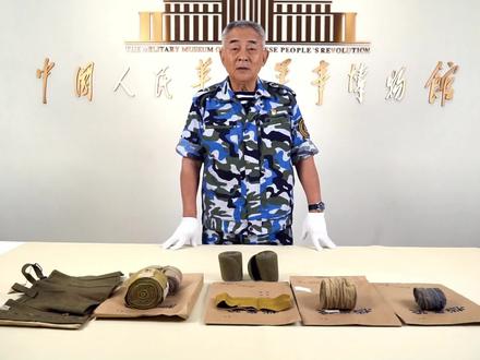 伴随人民军队丈量祖国大地的文物,一起听杨老师讲绑腿(上集) #历史 #文物 #知识 #军事博物馆 #科普