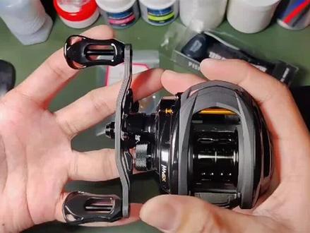 阿布p4改装,黑武士酷酷的,清脆的5代泄力报警叮叮叮,全陶瓷的顺滑骚音#阿布 #爽到停不下来 #水滴轮改装