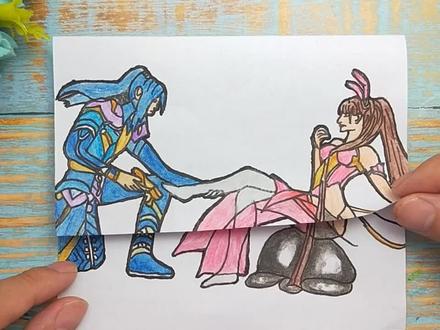 一款小舞穿鞋搞笑卡通画,有趣的唐三变化,对比一下差距真大