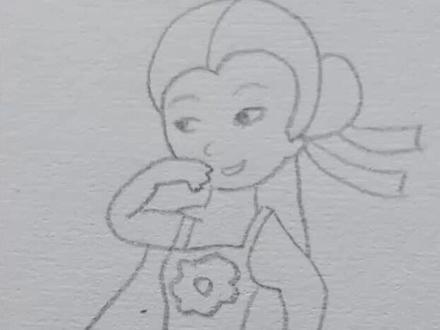 西游记系列8龙女#简笔画教程 #儿童画 #卡通