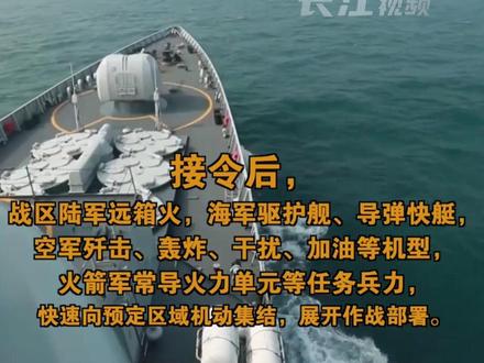 高燃演习现场来了!东部战区多军种出动,全向围岛慑压!