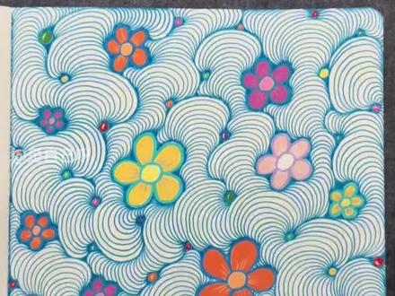 第218幅,今天画的是山花烂漫图,超级漂亮,好喜欢呀!我要夸自己了哈哈哈!五彩斑斓的,弧线画黑色和彩色呈现的效果也不一样哟!#禅绕画#简笔画#手绘过程#解压#控笔训练