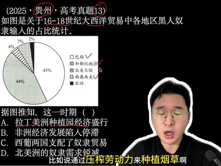 1分钟讲透2025年贵州卷高考历史真题第13题 下期讲哪省历史卷?听大家的!#高考 #2026高考 #青年创作者成长计划 #高考倒计时祝考生金榜题名 #请回答2026高考