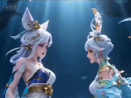 嫦娥VS公孙离 #王者 #ai视频